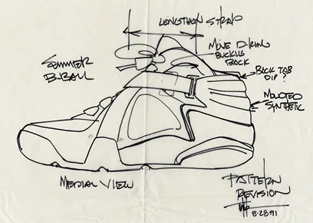 tinker hatfield design nike air raid
