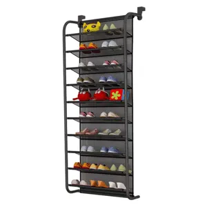 FKUO 10-Tier Over The Door Shoe Organizer